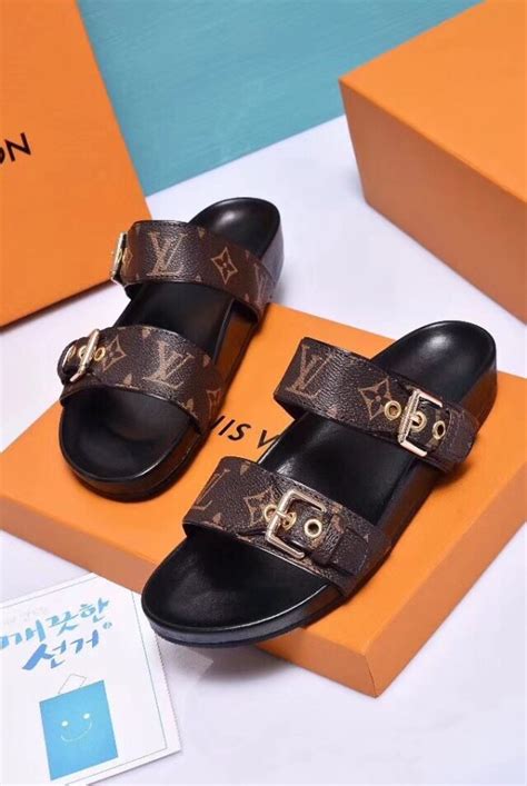 louis vuitton bom dia mule|louis vuitton monogram sliders.